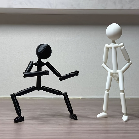 3D-printed stick figure toy (DIY for kids)