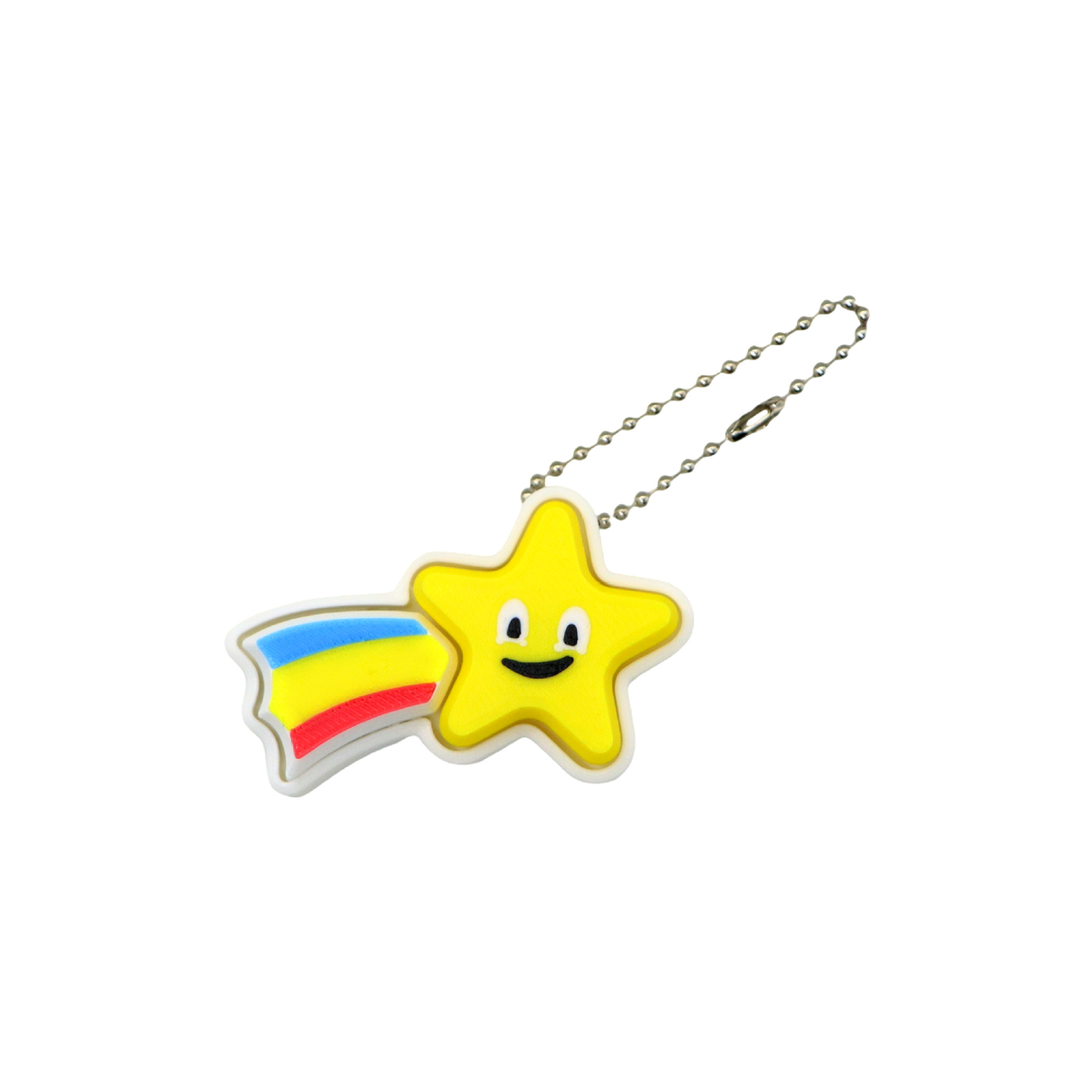 3D-Printed Shooting Star Clicker Keychain Charm