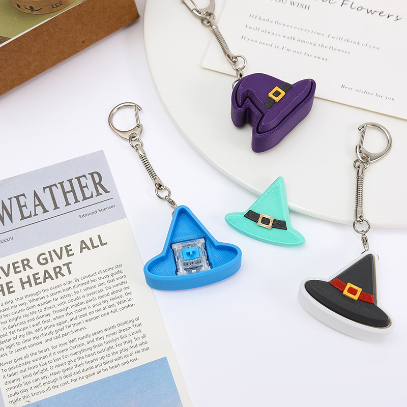 3D Printed Equestrian Helmet Series Fidget Keychain Charm