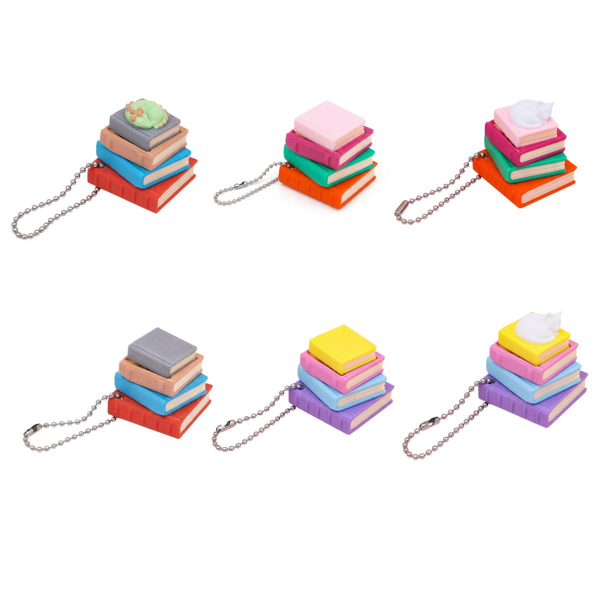 3D Printed Book Series Keychain