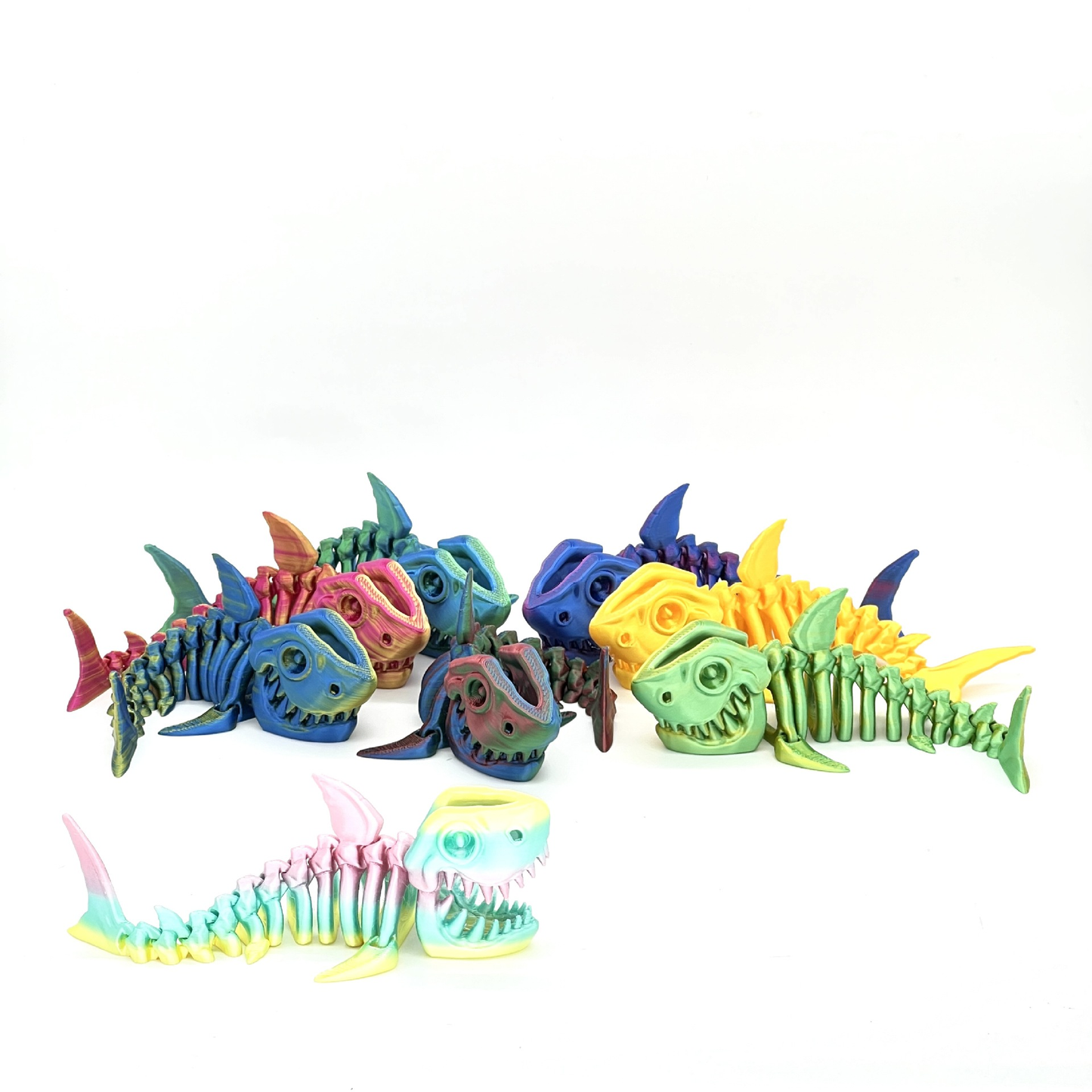 3D-printed shark skeleton
