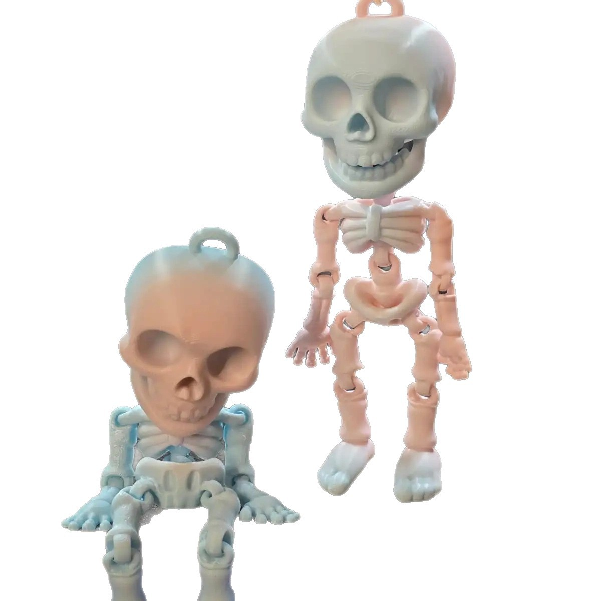 3D-printed skeleton figure