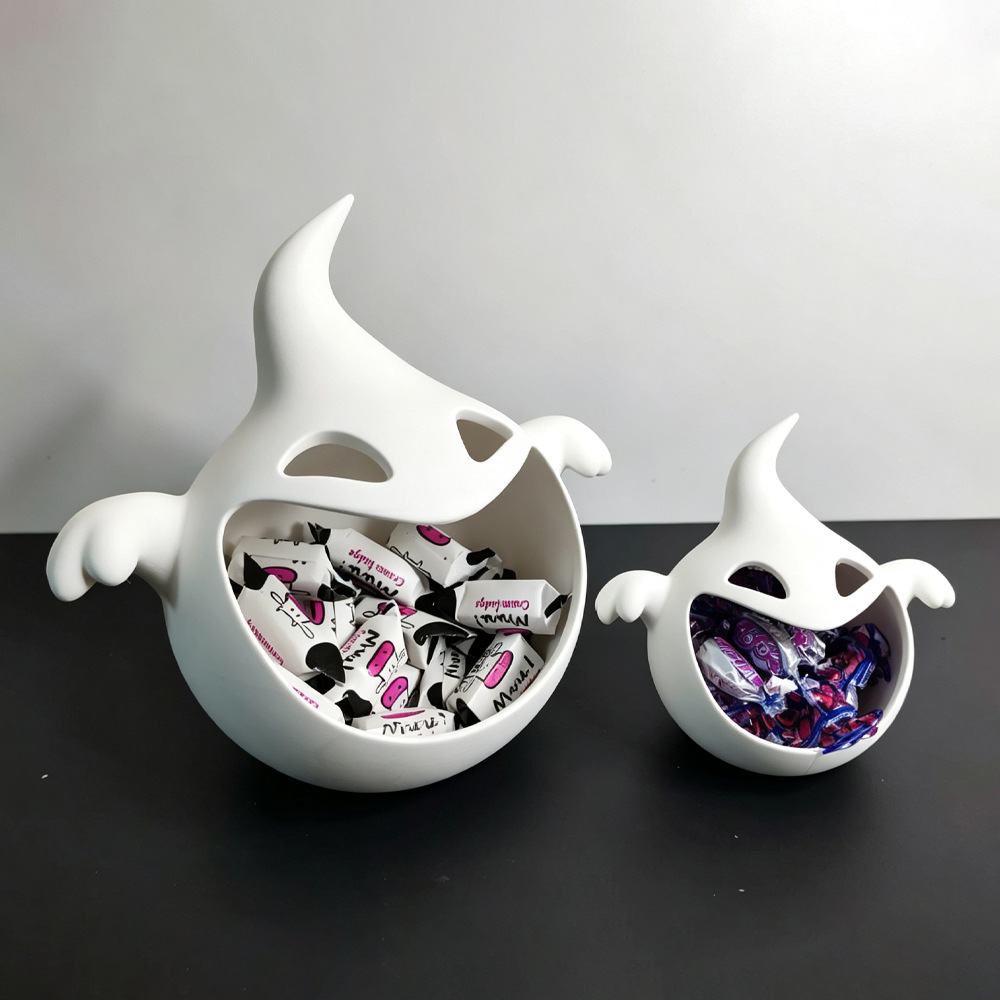 3D-printed ghost-shaped candy