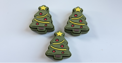 3D-printed "Keycap" Christmas Series Ornament