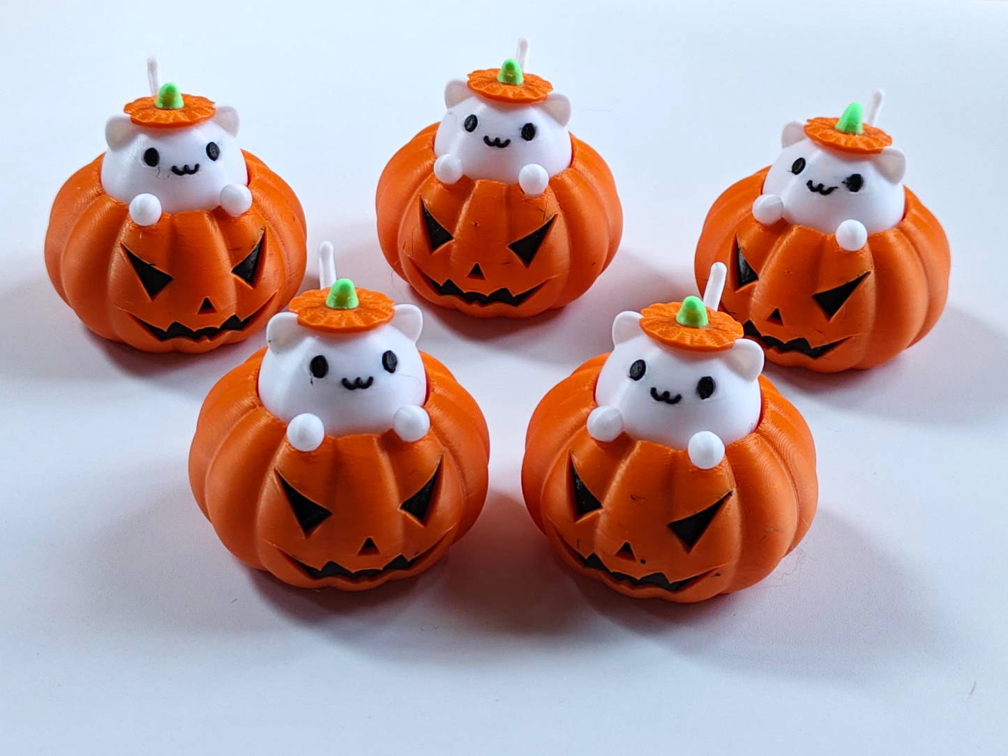 3D-printed Pumpkin Sprite Ornament