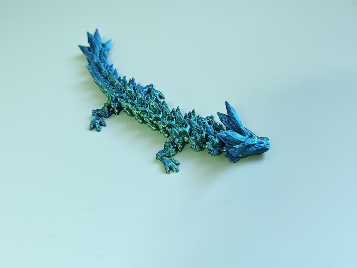 3D Printed dragon figurine