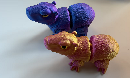 3D Printed Capybara figurine