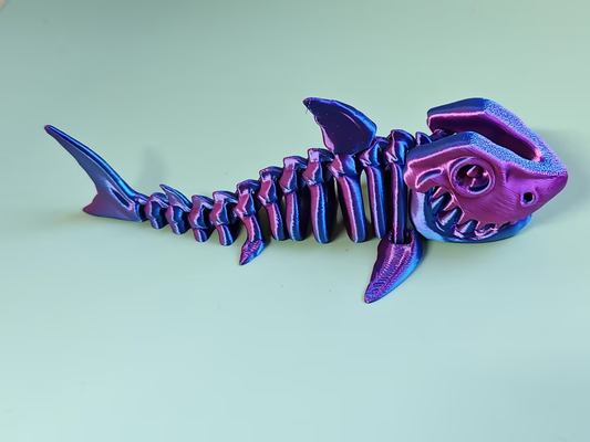 3D Printed shark figurine