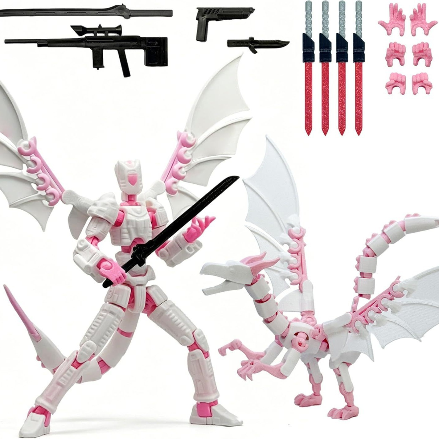 3D-printed angel toy