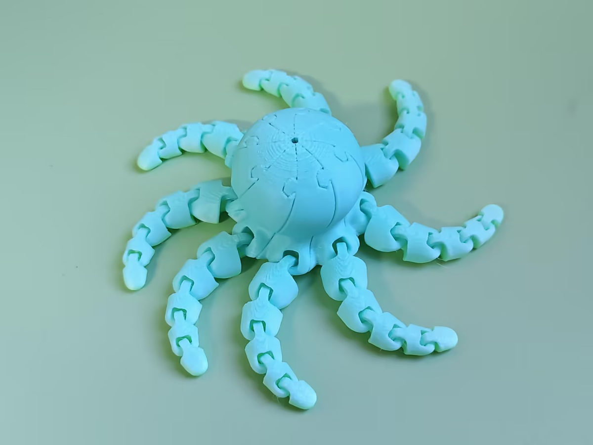3D Printed octopus figurine