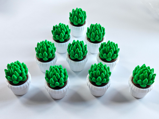 3D-printed Mini Potted Tree Ornament