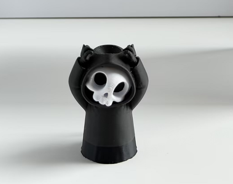 3D-printed Grim Reaper series keychain/ornament