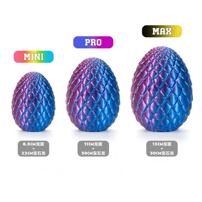 3D-Printed Dragon Egg Divine Dragon Toy Set
