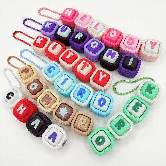 3D Printed Keyboard Letters and Names DIY Customization