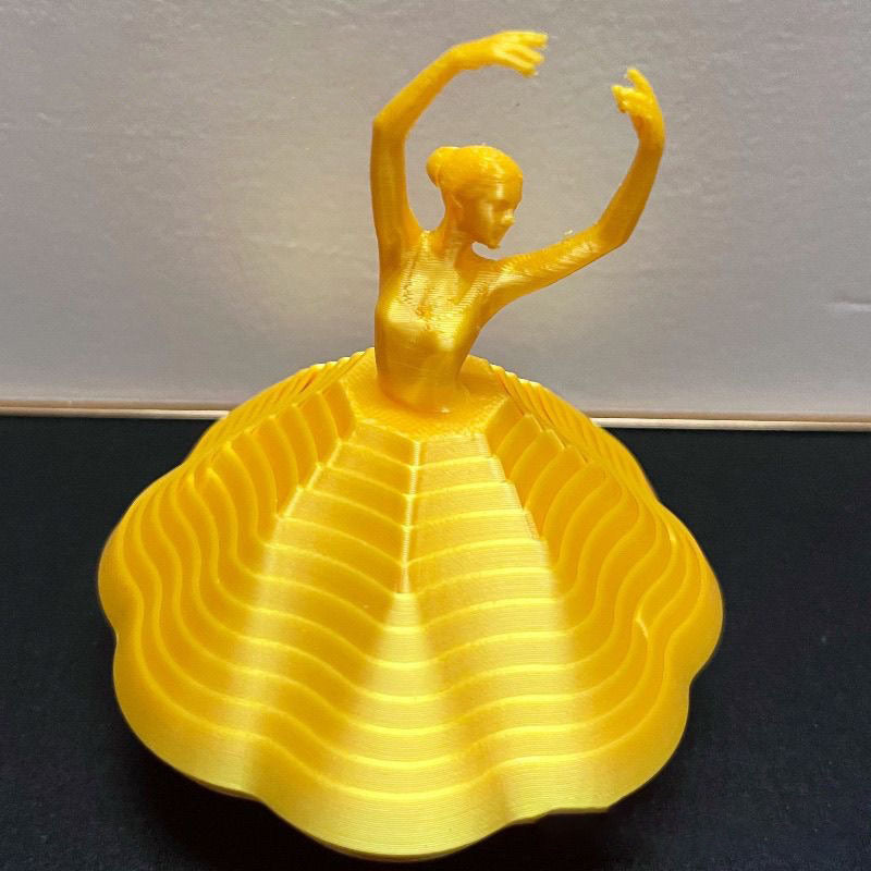 3D-printed Rotating Ballerina Fidget toy