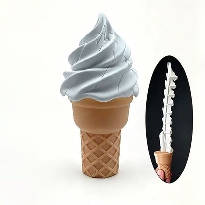 3D-Printed Ice Cream Spiral  Fidget Toy