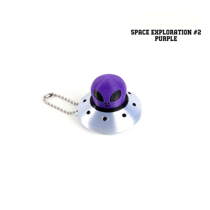 3D-Printed Space Exploration Fidget Button Keychain