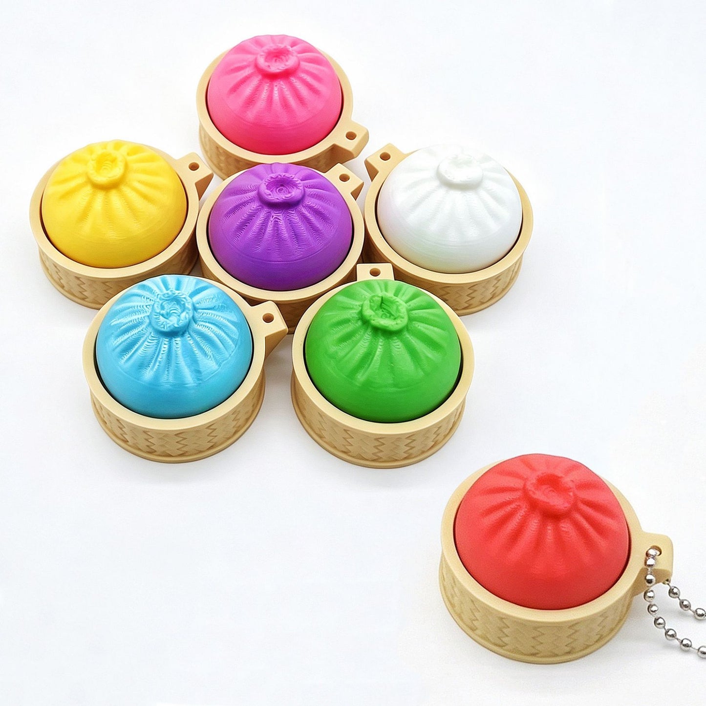3D-Printed Desk Fidget Toy: Dumpling Clicker