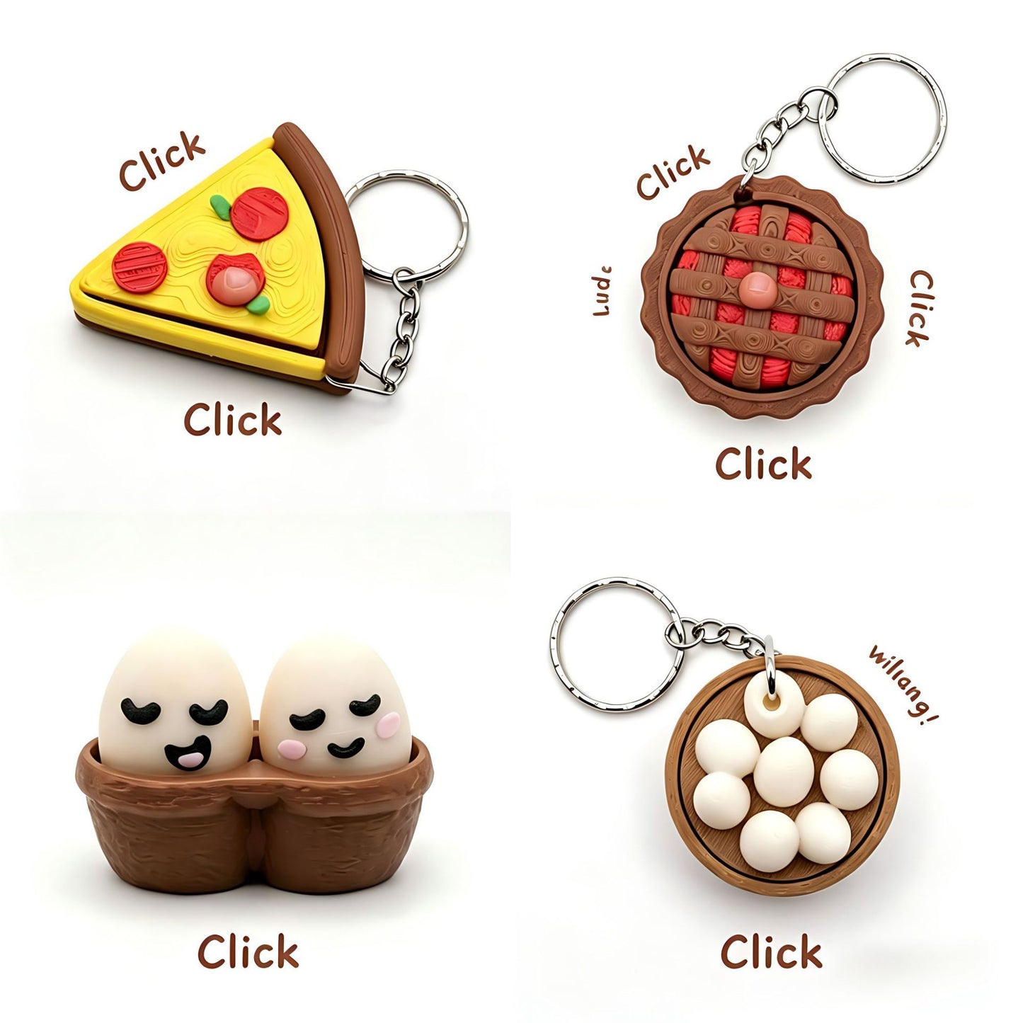 3D-Printed Food-Themed Fidget Clicker