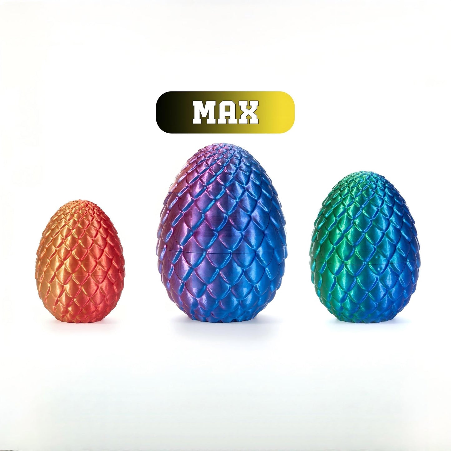 3D-Printed Dragon Egg Divine Dragon Toy Set