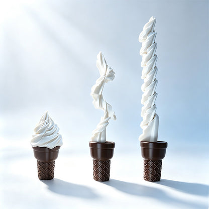 3D-Printed Ice Cream Spiral  Fidget Toy