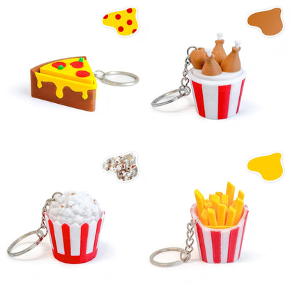 3D-Printed Clicker Button (Fried Chicken, Fries, Popcorn)