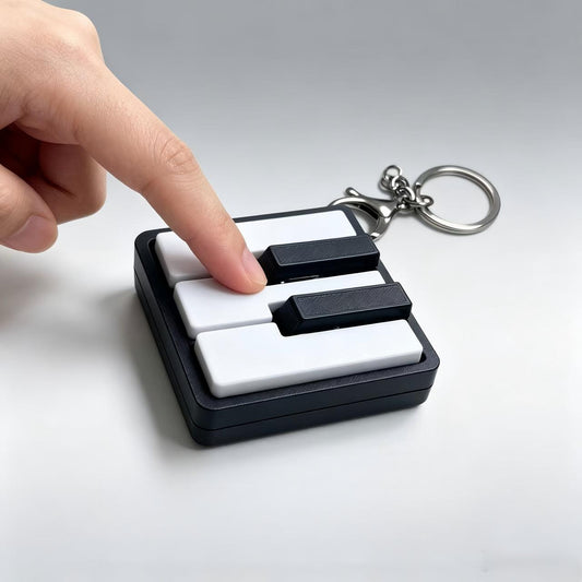 3D Printed Piano Key Keychain