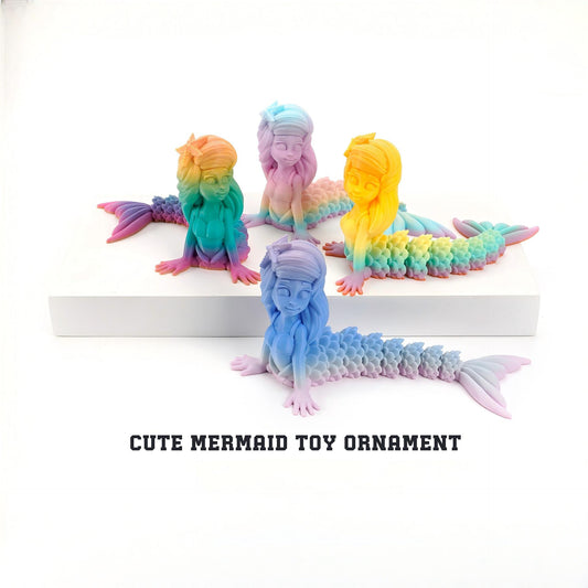 3D-Printed Mermaid Figurine