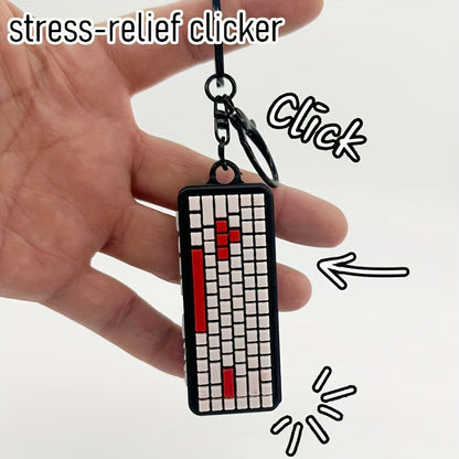 3D-Printed Mechanical Keyboard Switch Clicker Keychain