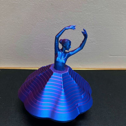 3D-printed Rotating Ballerina Fidget toy