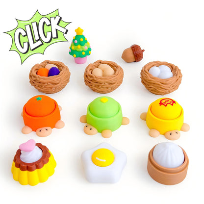 Cute 3D Printed Clicker Keychain