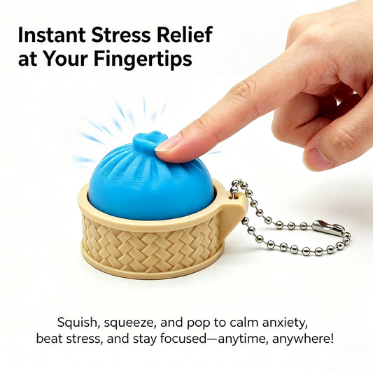3D-Printed Desk Fidget Toy: Dumpling Clicker