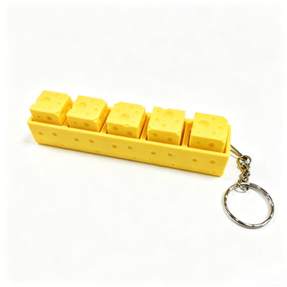 3D-Printed Fun Cheese-Themed Desk Stress-Relief Accessory