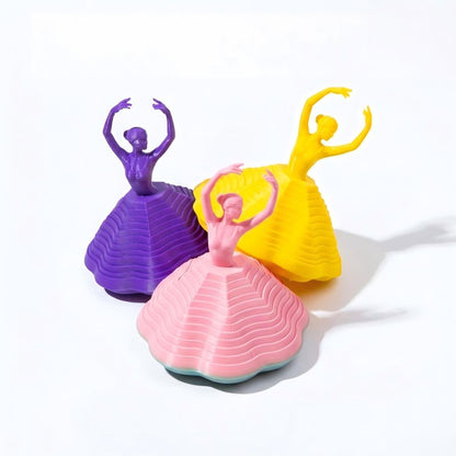3D-printed Rotating Ballerina Fidget toy