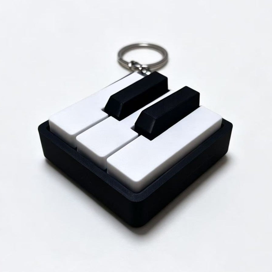 3D Printed Piano Key Keychain