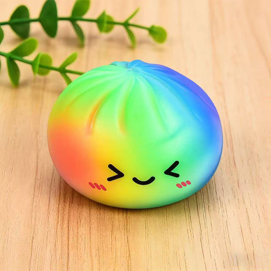Three-Color Rainbow Steamed Dumplings
