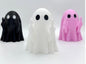 3D printed Halloween ghost giving the middle finger