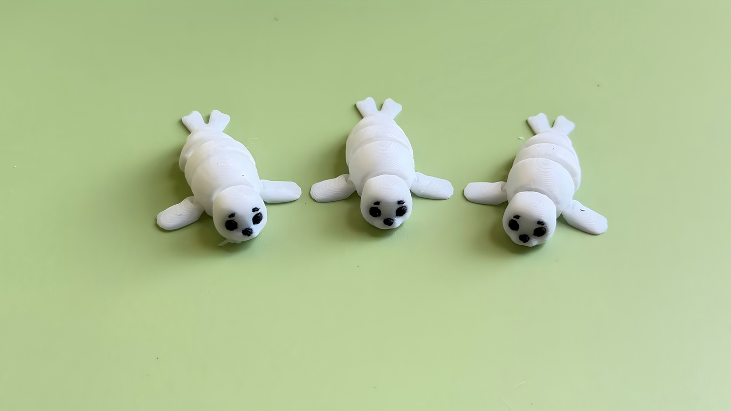 3D Printed Fur Seal Figurine