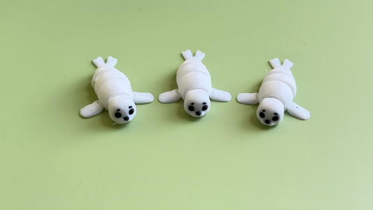 3D Printed Fur Seal Figurine