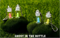 3D-printed glow-in-the-dark "ghost in a bottle" keychain charm