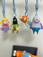 3D-printed themed keychain charm