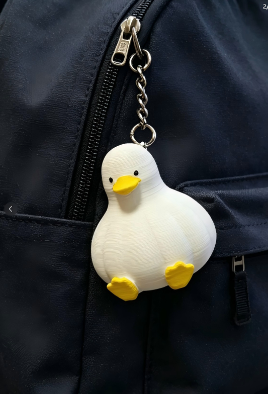 3D-printed themed keychain charm