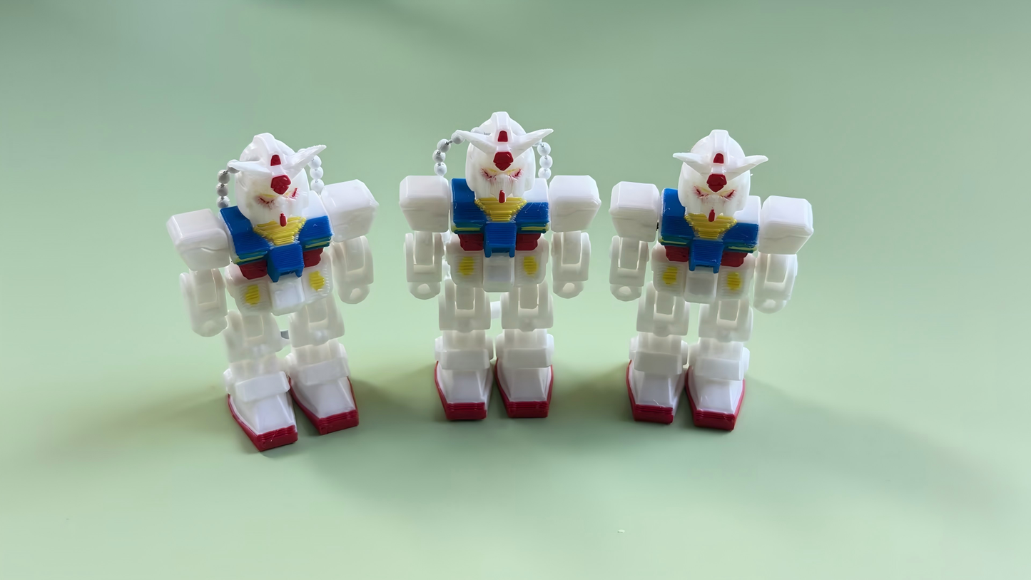 3D Printed Robot Keychain