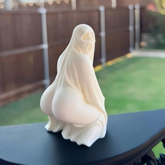 3D printed ghost statue decoration