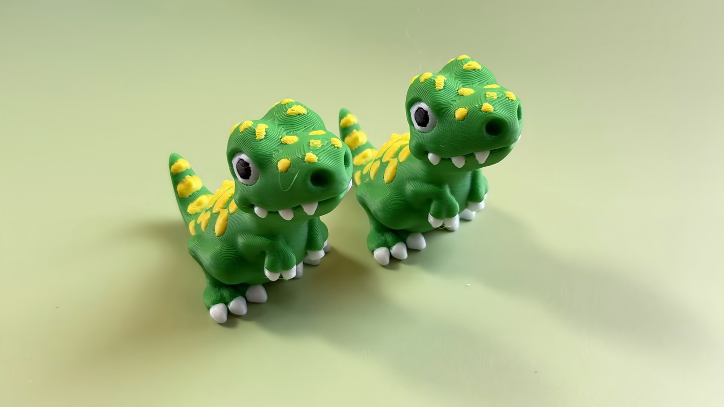 3D Printed Dinosaur Figurine