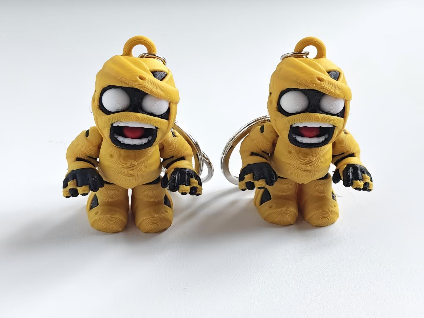 3D printed mummy keychain