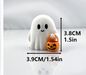 3D printed Halloween little ghost and pumpkin figurine