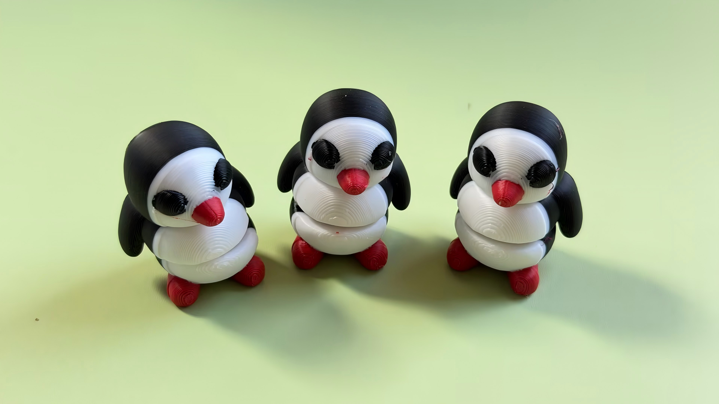 3D Printed Penguin Figurine