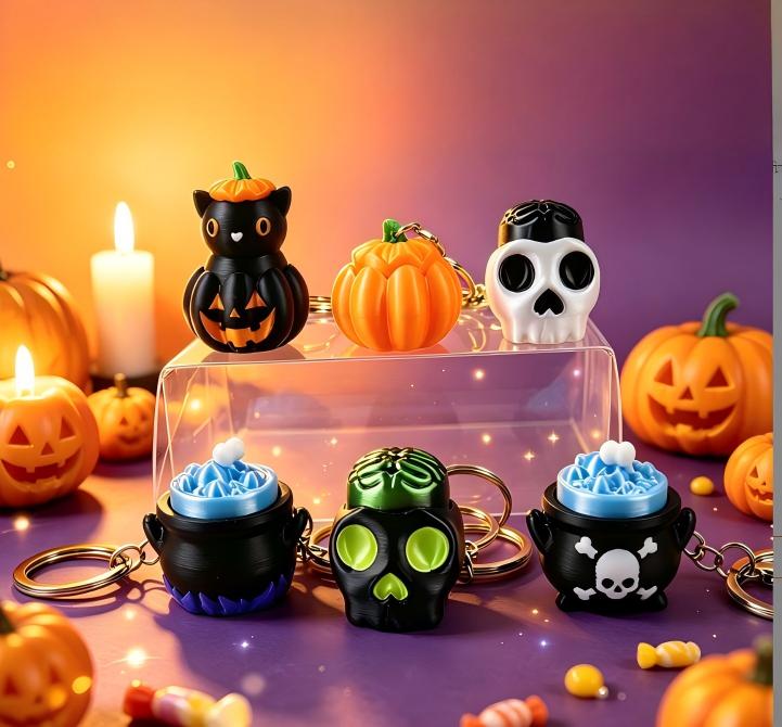 3D printed Halloween series Keychain