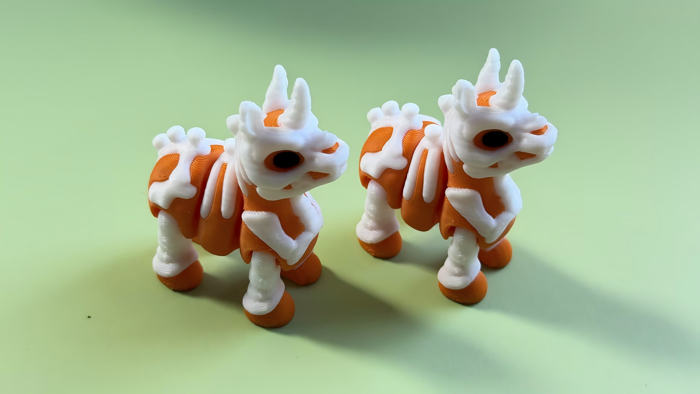 3D Printed Unicorn Figurine